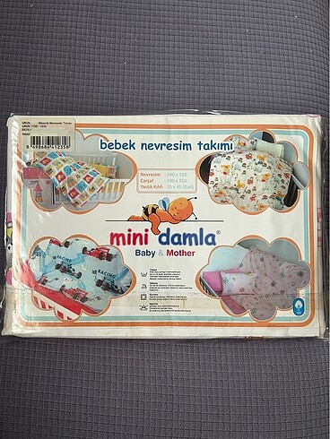 Beden Mini Damla Bebek Nevresim Takımı