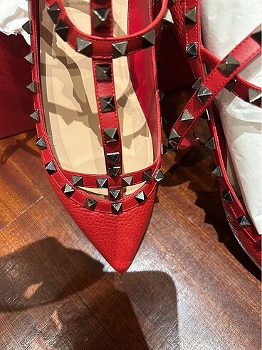 Valentino Valentino Kırmızı Babet