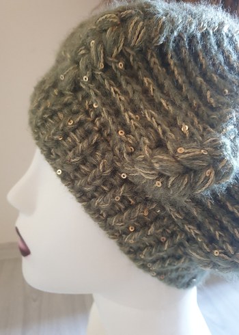 Bohem Örgü Kadın Bere - Görsel 7