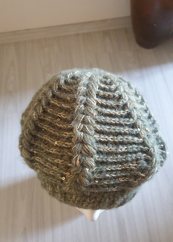 Bohem Örgü Kadın Bere - Görsel 2