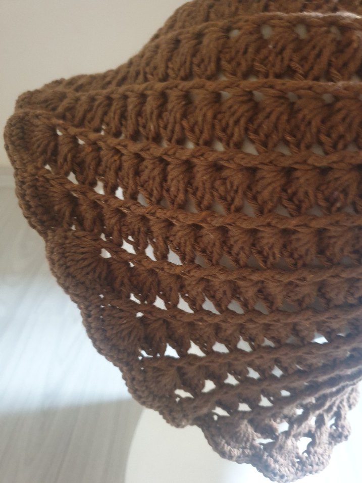 Kahverengi Örgü Kadın sapka
coton ip ile örülmüştür 
4 mevsimdir - Görsel 2