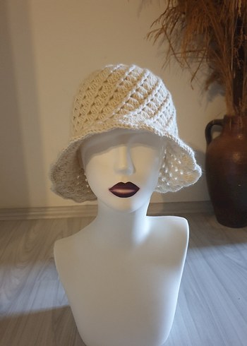 Krem Örgü Kadın Şapka
Kışlıktır - Görsel 3