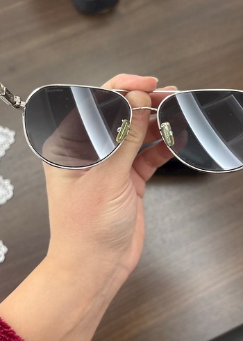 Coach Gri Kemerli Klasik Kadın Güneş Gözlüğü - Görsel 5