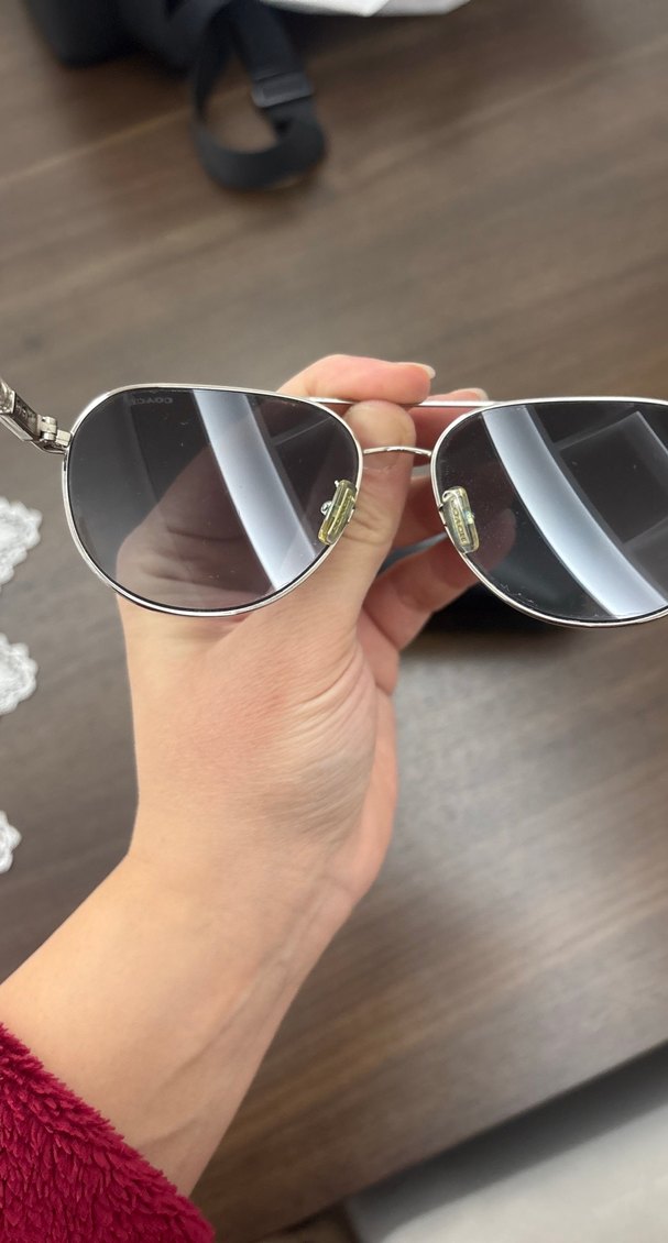 Coach Gri Kemerli Klasik Kadın Güneş Gözlüğü - Görsel 5