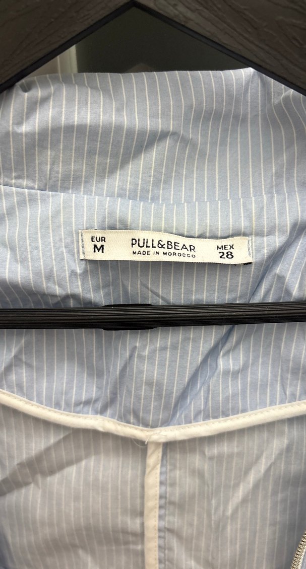 Mavi Kadın Keten ceket Fermuarlı Cep Detaylı - Görsel 3