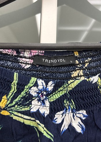 Çiçek Desenli Bohem Mini Bluz - Görsel 2