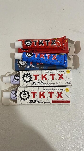 Tktx lokal anestezi kremi