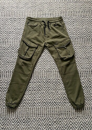 Zara kargo cepli jogger pantolon