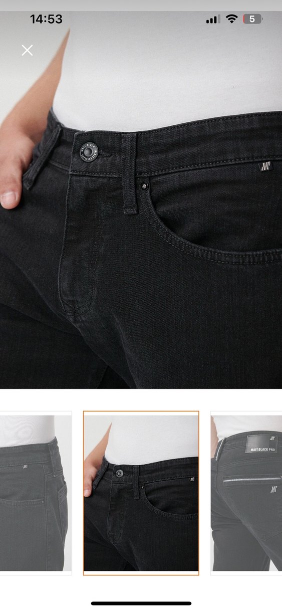 Mavi Marcus Gri Pro Jean Pantolon - Görsel 5