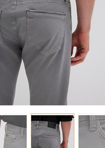 Mavi Marcus Black Koyu Gri Gabardin Pantolon - Görsel 3