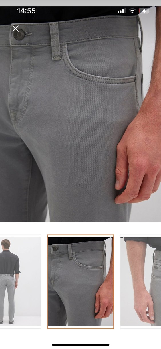 Mavi Marcus Black Koyu Gri Gabardin Pantolon - Görsel 2