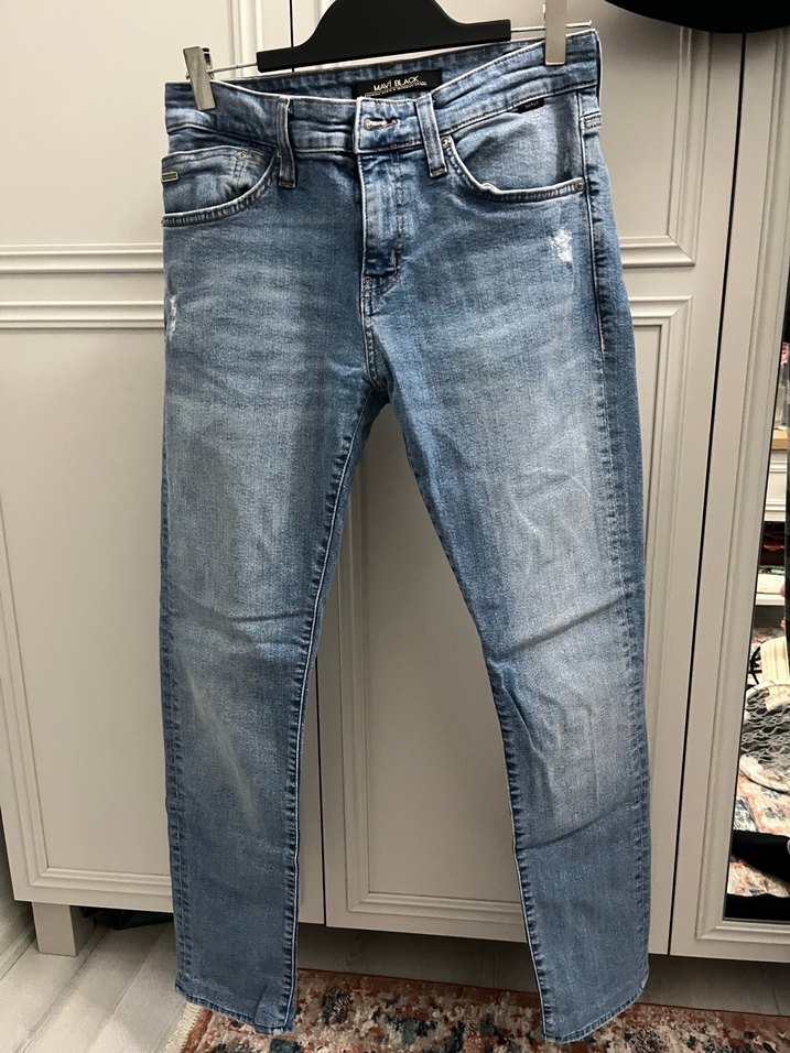 Erkek Gri Mavi Normal Boy Denim Jean - Görsel 4