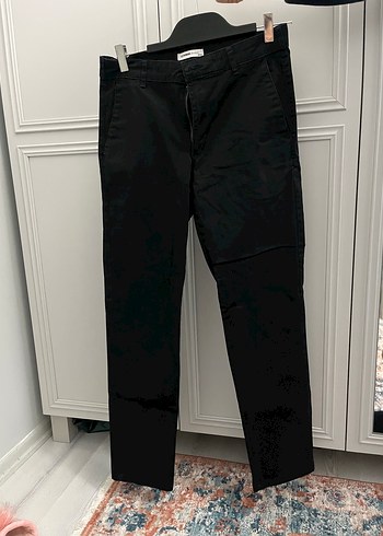 Siyah Kemerli Regular Fit Erkek Kot Pantolon - Görsel 2