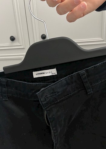 Siyah Kemerli Regular Fit Erkek Kot Pantolon - Görsel 3