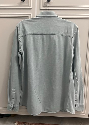 Mavi Gri Erkek Regular Fit Uzun Kollu Gömlek - Görsel 3