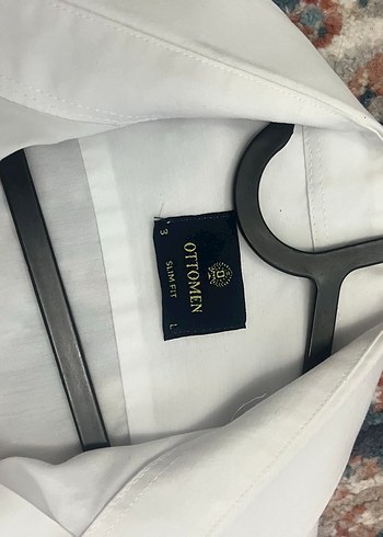 Düğmeli Beyaz Erkek Uzun Kollu Gömlek - Görsel 2