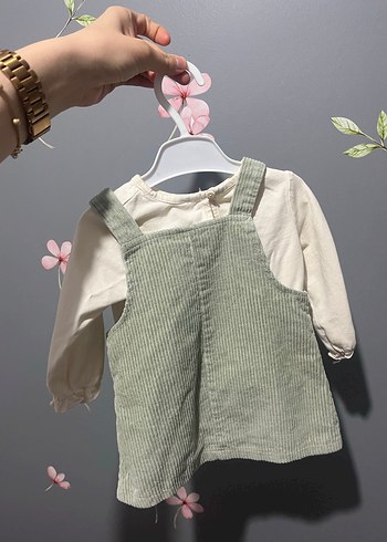 Beyaz Uzun Kollu Kız Elbisesi - Görsel 2