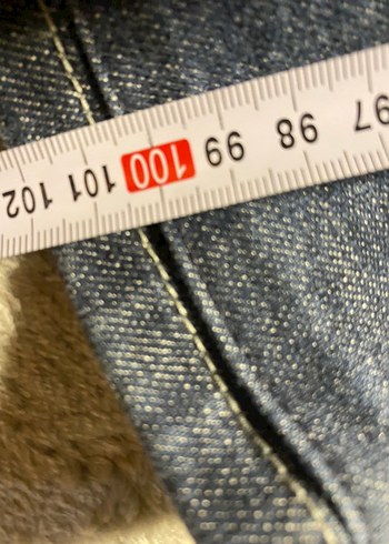 30 Beden lacivert Renk Kadın Lacivert Denim Midi Boy Kot Pantolon