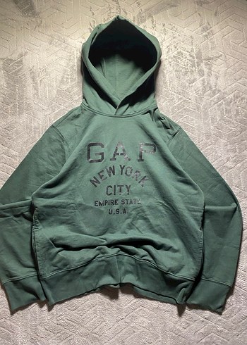 Kız Çocuk Kapüşonlu Yeşil Sweatshirt