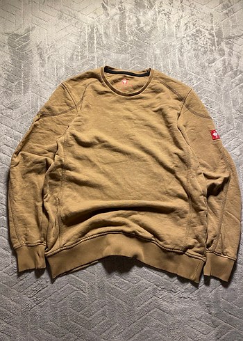Bej Kadın Keten Sweatshirt