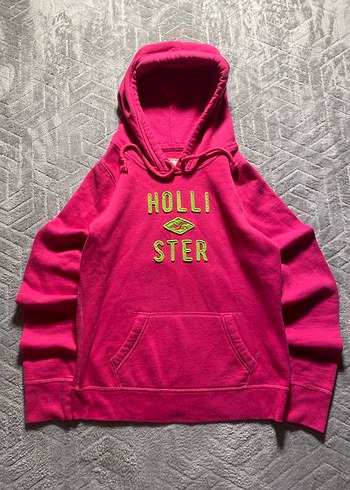 Pembe Kapüşonlu Oversize Sweatshirt