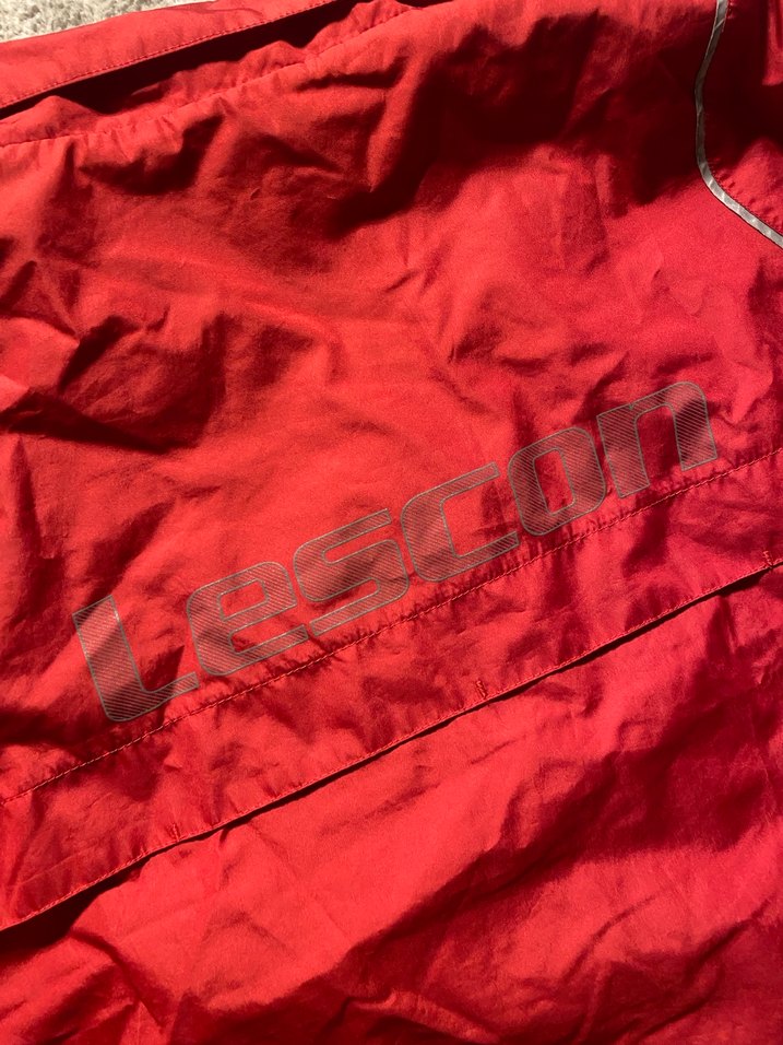 Erkek Kırmızı Fermuarlı Rüzgarlık - Görsel 5