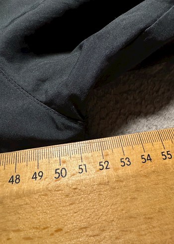 Kapüşonlu Siyah Ceket - Görsel 6