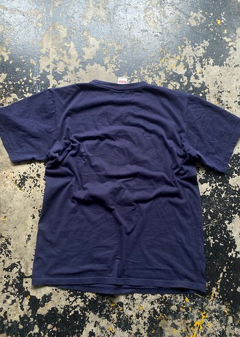 LC Waikiki Lacivert Baskılı Oversize Erkek Tişört
