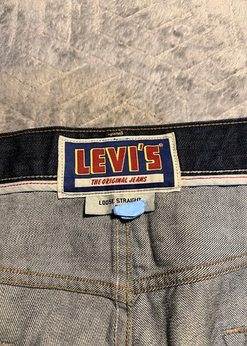 Erkek Lacivert Loose Fit Kot Pantolon - Görsel 4