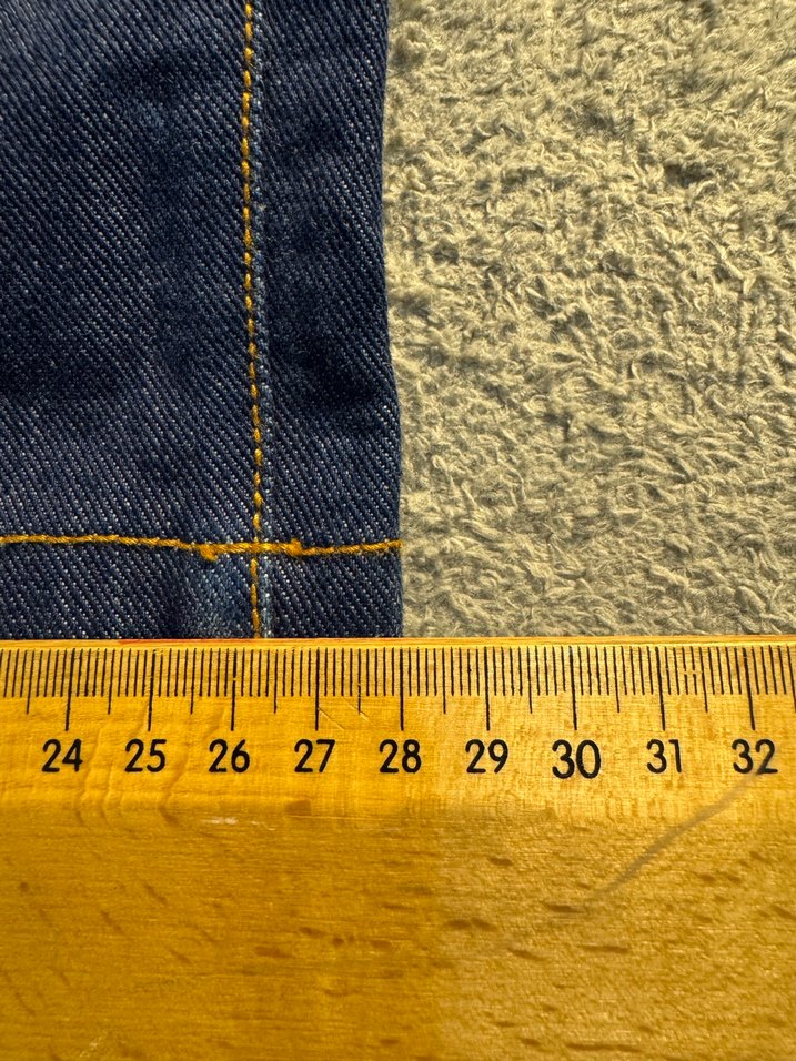 Lacivert Bel Detaylı Bol Kesim Jean - Görsel 5