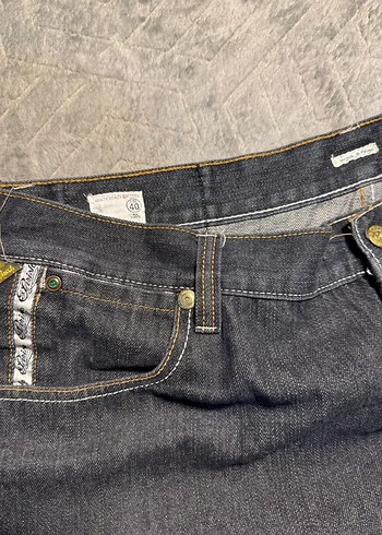 Yılan Baskılı Gri Loose Fit Erkek Kot Pantolon - Görsel 5