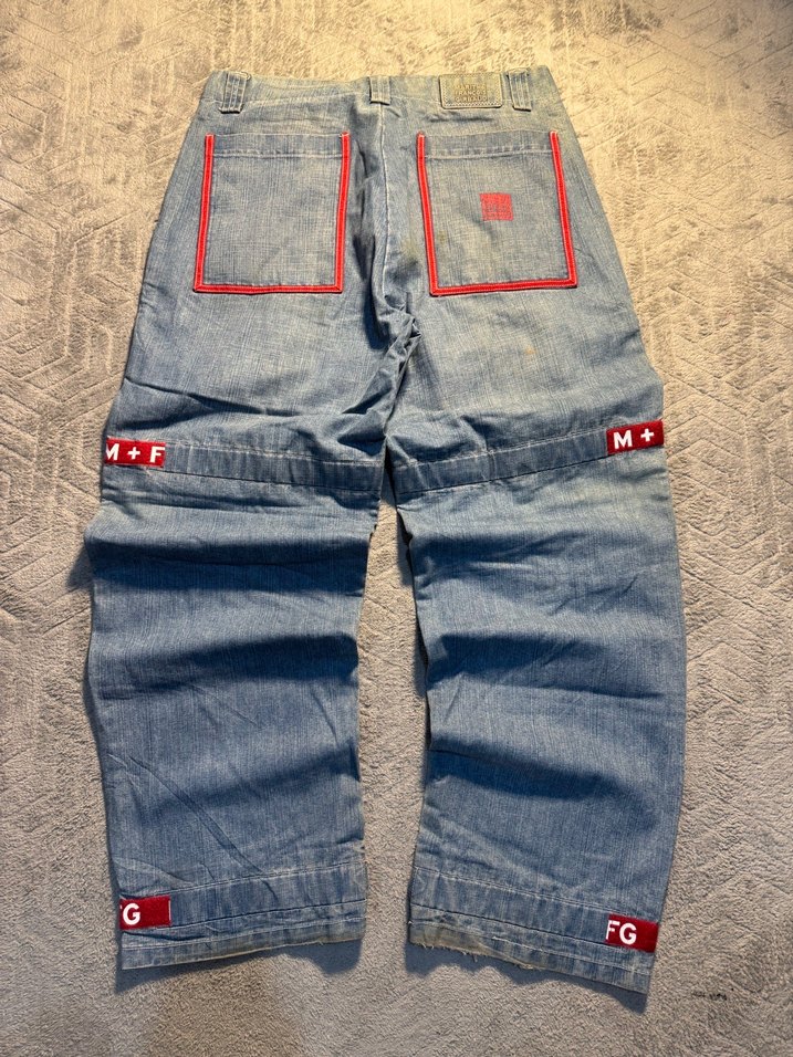 Gri Kargo Denim Pantolon - Görsel 3