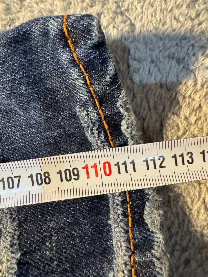 Nakışlı Koyu Lacivert Jean - Görsel 5