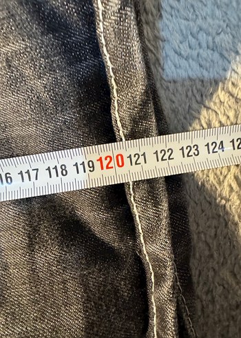 Gri Denim Erkek Street Style Bol Kesim Pantolon - Görsel 4