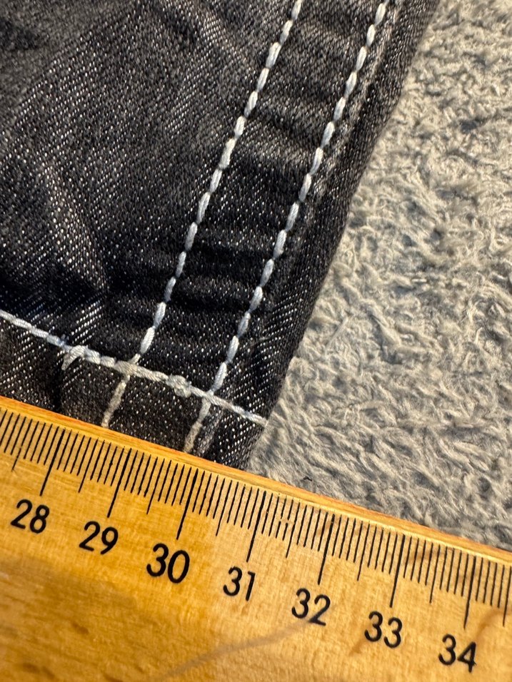 Gri Denim Erkek Street Style Bol Kesim Pantolon - Görsel 5