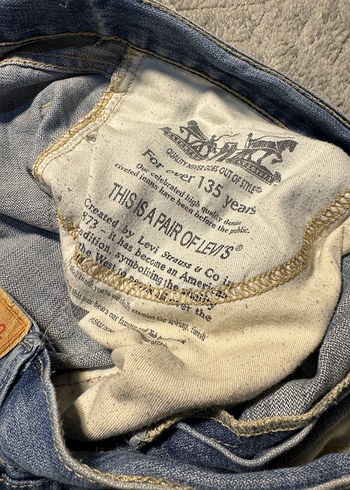 Gri Erkek Denim Bol Kesim Pantolon - Görsel 5