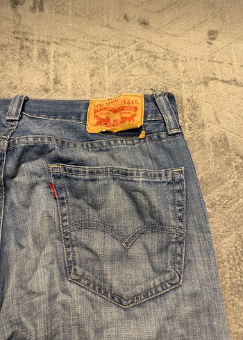 Gri Erkek Denim Bol Kesim Pantolon - Görsel 2