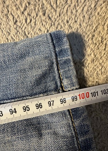 Gri Erkek Denim Bol Kesim Pantolon - Görsel 6