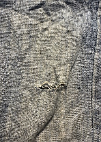 Gri Erkek Denim Bol Kesim Pantolon - Görsel 4