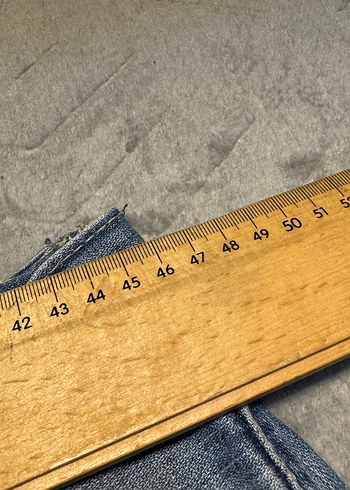 Gri Erkek Denim Bol Kesim Pantolon - Görsel 8