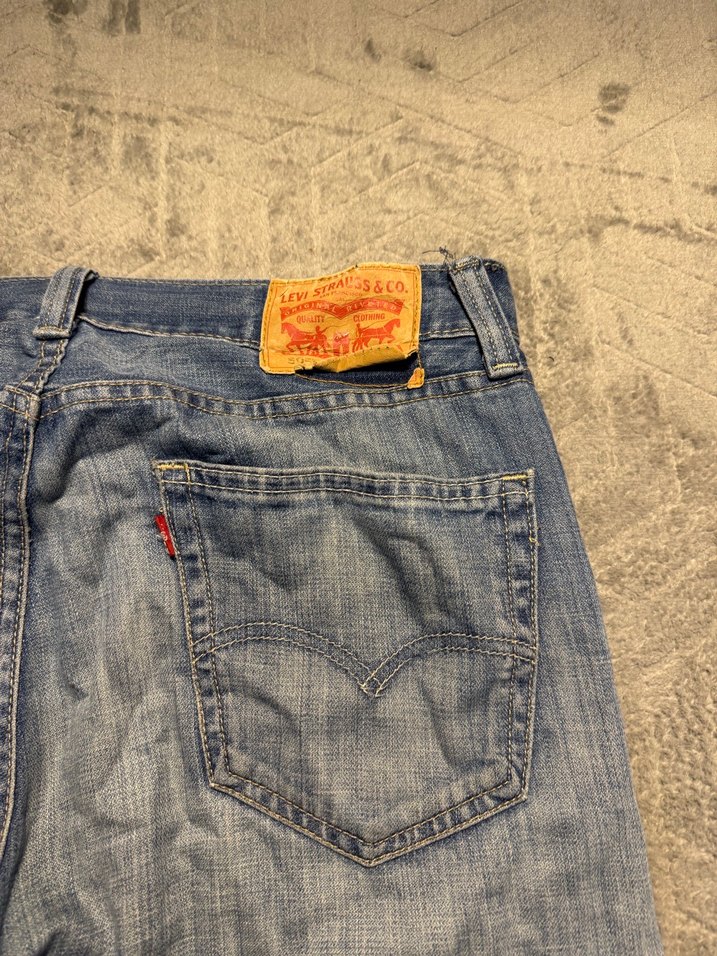 Gri Erkek Denim Bol Kesim Pantolon - Görsel 2