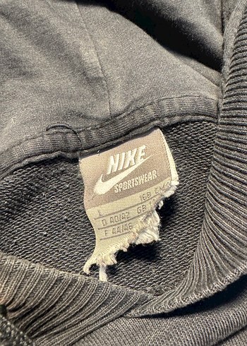 Kapüşonlu Baskılı Gri Kız Sweatshirt - Görsel 3