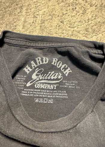 Erkek Siyah Rock Punk Baskılı Tişört - Görsel 3