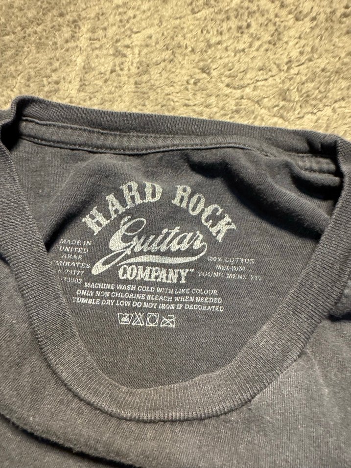 Erkek Siyah Rock Punk Baskılı Tişört - Görsel 3