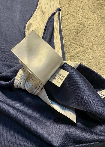 Erkek Lacivert Baskılı Kolsuz Spor Jersey - Görsel 3