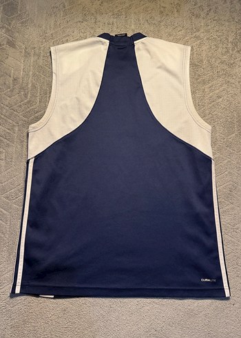 Erkek Lacivert Baskılı Kolsuz Spor Jersey - Görsel 4