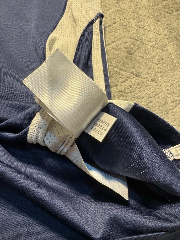 Erkek Lacivert Baskılı Kolsuz Spor Jersey - Görsel 3