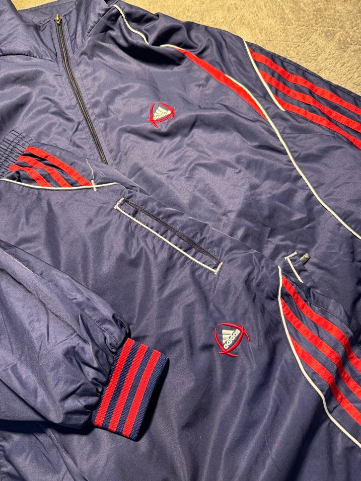 Erkek Lacivert Spor Rüzgarlık Mont - Görsel 2