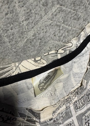 Gri Baskılı Kısa Kollu - Görsel 3