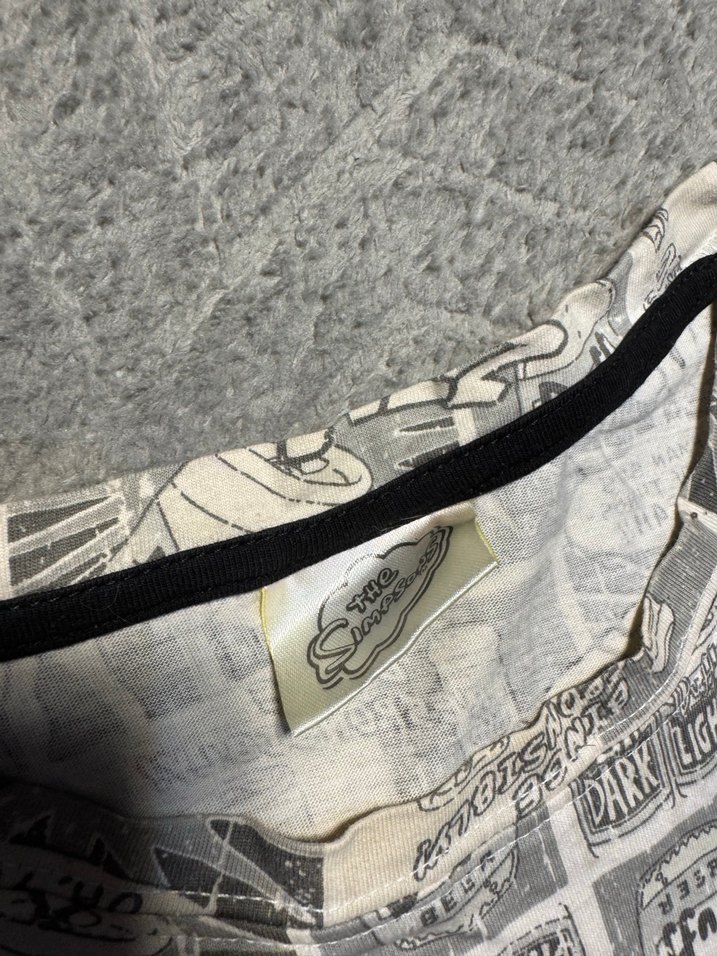 Gri Baskılı Kısa Kollu - Görsel 3